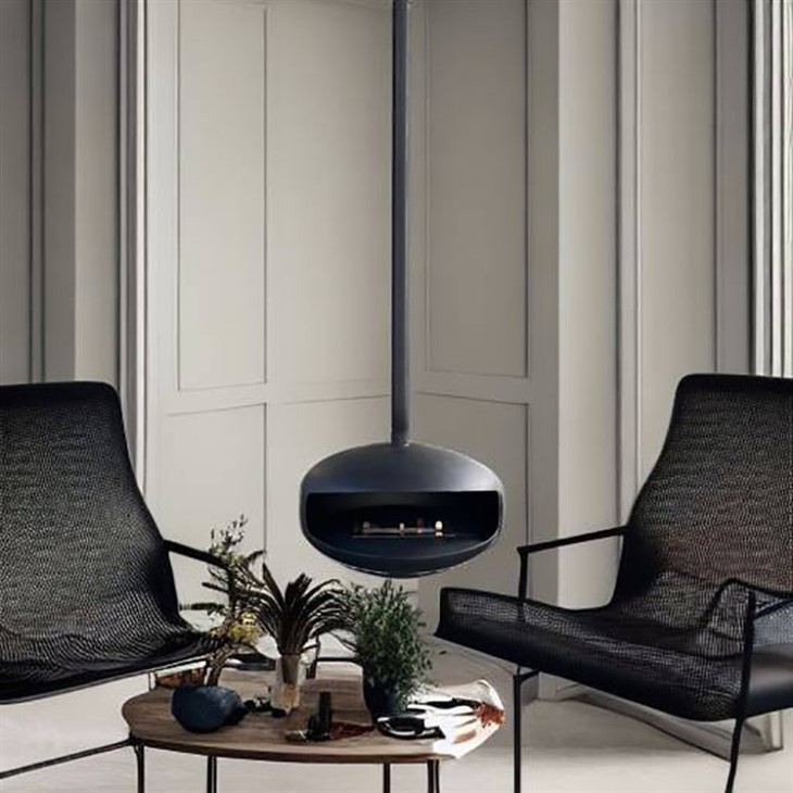 Bio Ethanol Suspended Fireplace