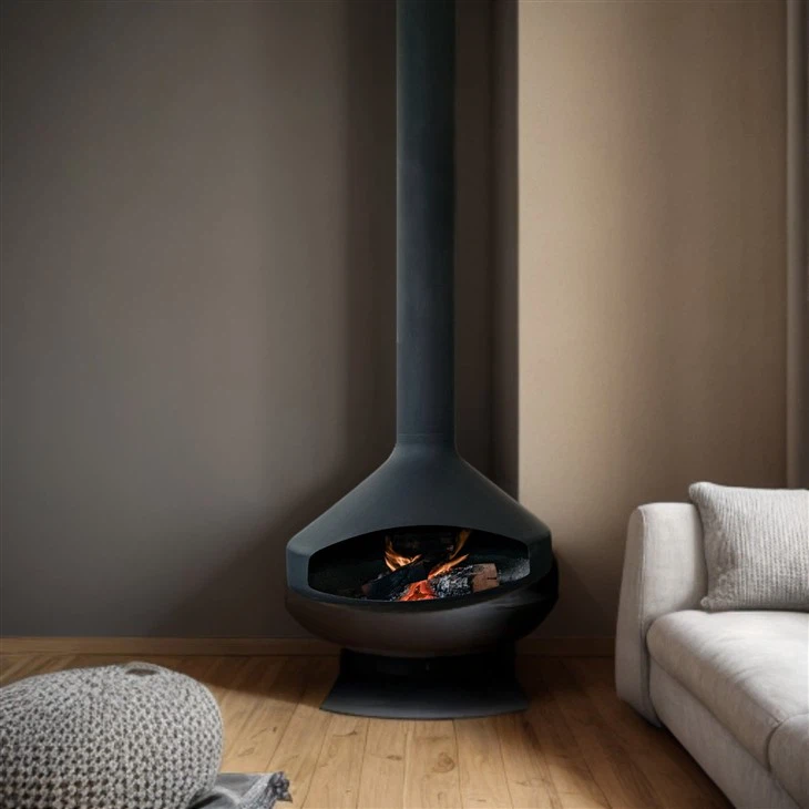 Household Indoor Real Fire Hanging Fireplace