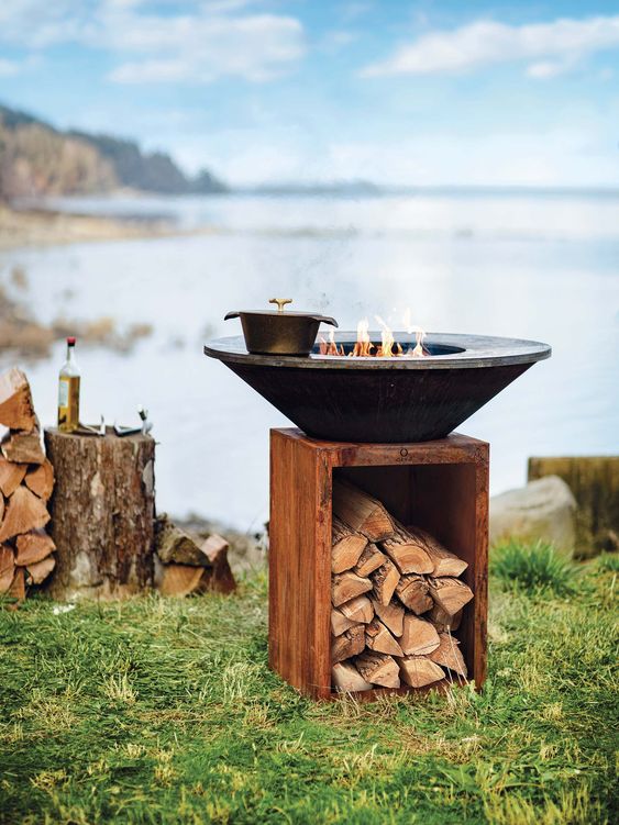 Najpredávanejší gril Corten Steel Fire Pit Grill